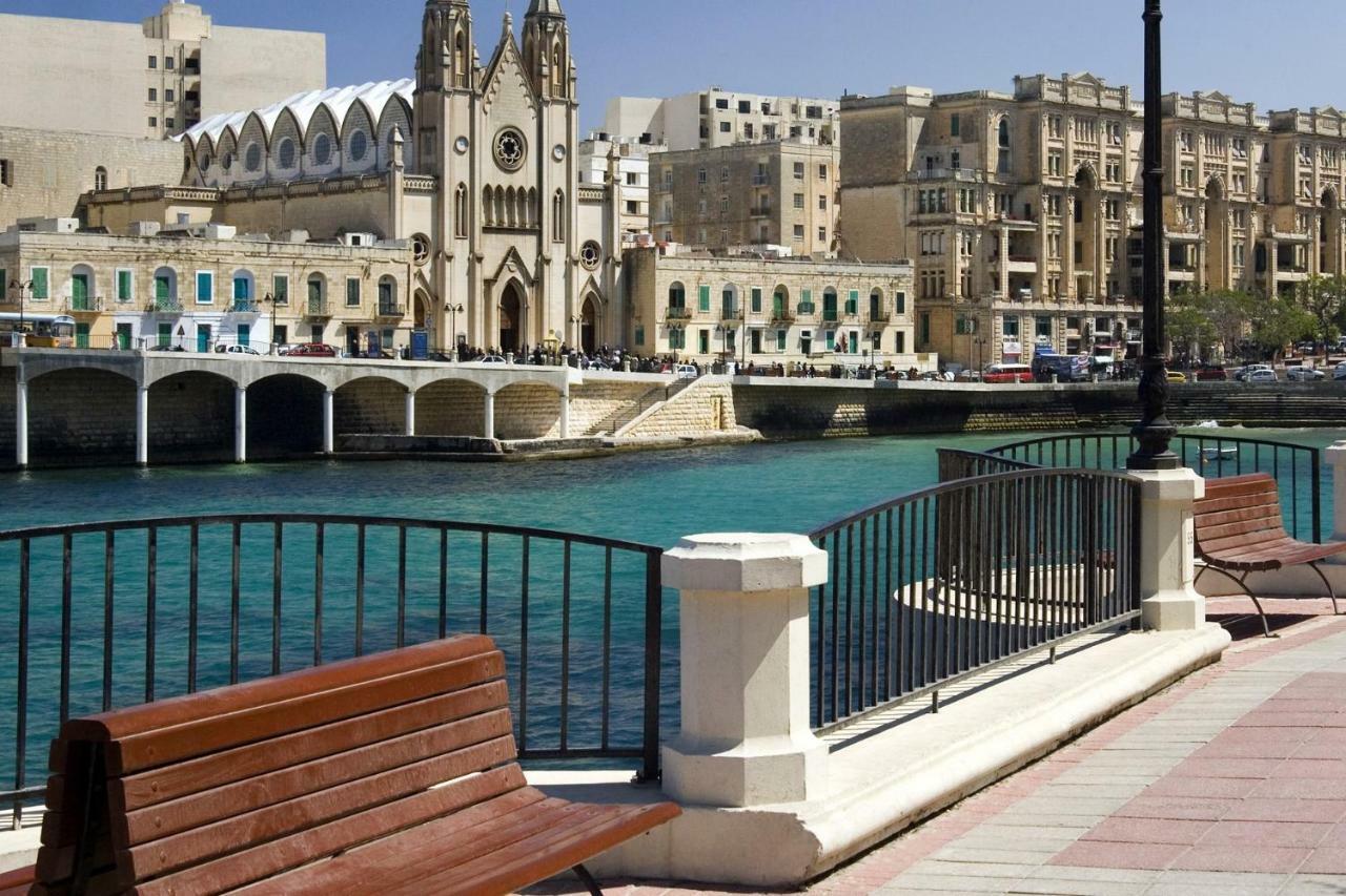 Ferienwohnung Cosy 1Br Penthouse With Terrace, Great Location Gzira Exterior foto
